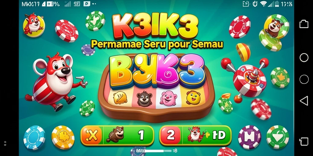 Screenshot gameplay K3K3 yang menampilkan keseruan bermain Bingo.