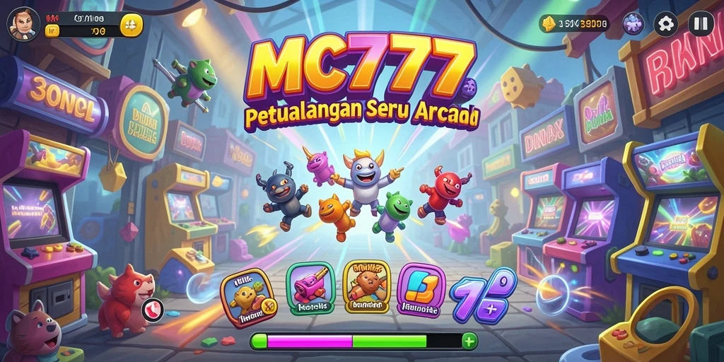 Tangkapan layar gameplay MC777 menampilkan aksi Arcade yang seru.