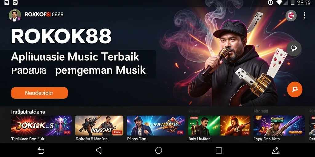 Screenshot utama ROKOK88 menampilkan antarmuka pengguna yang ramah dan menarik.