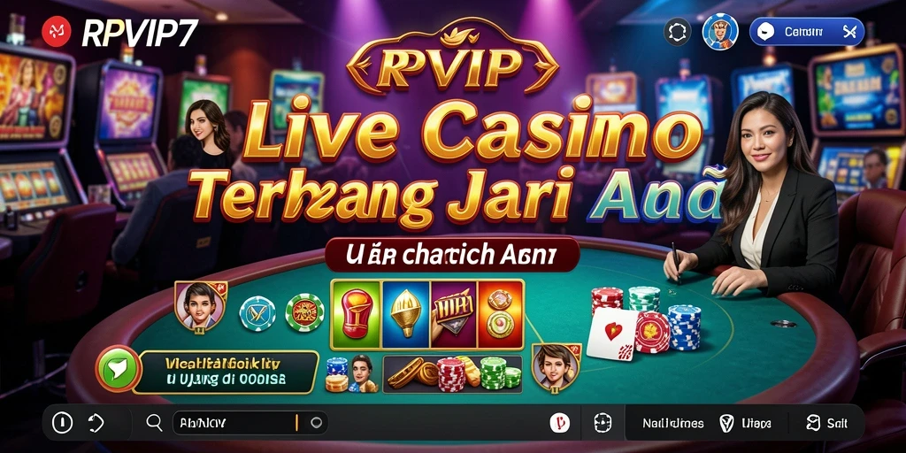 Gambaran gameplay mendebarkan di RPVIP7 dengan dealer langsung.
